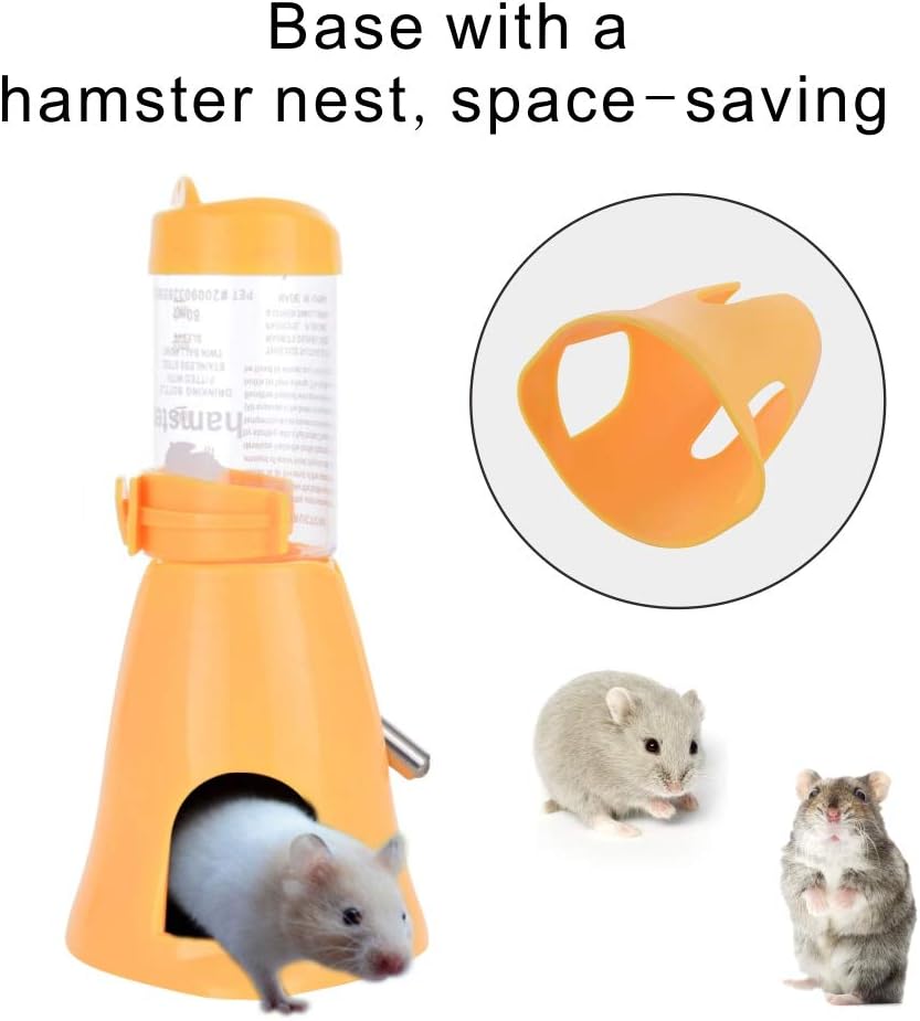 MOACC Hamster Water Bottle, No Drip Automatic Feeder Water and Food Dispenser - Image 5