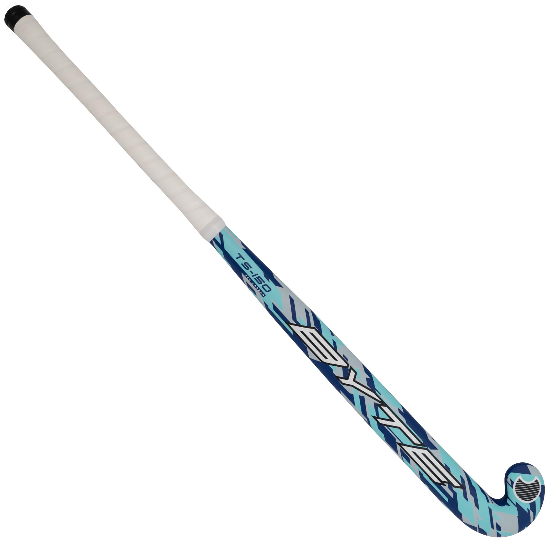 BYTE TS150 COMPOSITE HOCKEY STICK TEAL BLUE CAMO (37.5'' LIGHT)