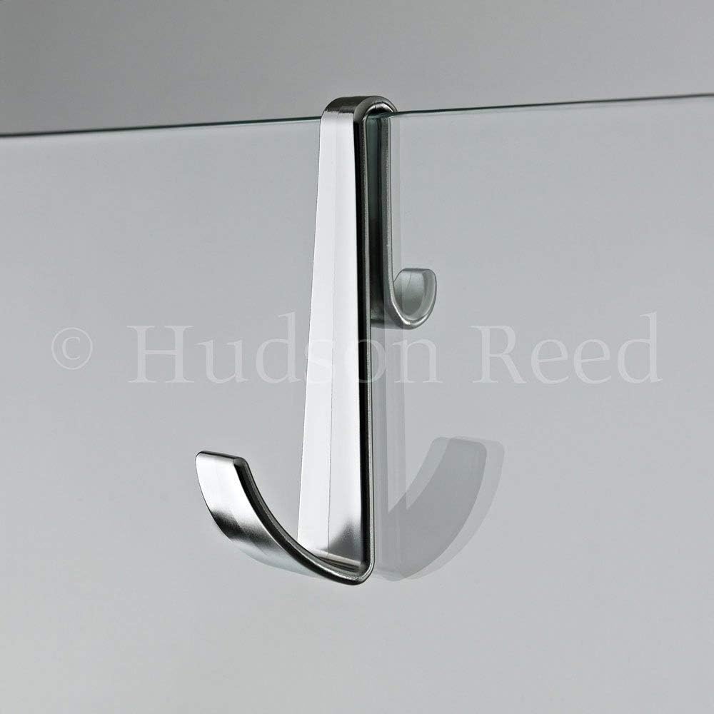 Chrome Robe Hook for Wetroom Screens or Frameless Shower Enclosures