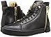 Diesel Men's Zip-Round S-Nentish Fashion Sneaker, Black/Gold, 8 M US