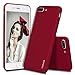 Turata iPhone 7 Plus Case Slim Fit Premium Coated Light Weight Ultra Thin Hard PC Case for iPhone 7 Plus 5.5 inch (2016) - Matte Red
