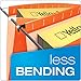 Pendaflex SureHook Reinforced Hanging Folders, Legal Size, Orange, 1/5 Cut, 20 Per Box (6153 1/5 ORA)