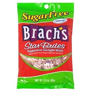 Brachs Sugar Free Star Brites Peppermints 35-ounce Bags Pack Of 12 by