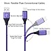 Wall Charger Dual Port Adapter with 6ft Micro USB Cable, Kakaly Charge Sync Cable Cord for Samsung S6 S7 Edge Plus, HTC, Sony, HuaWei, Blackberry, Android Smartphones-Purple