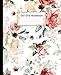 Dot grid Notebook: Dotted Paper Journal: Pretty Flower Roses for Graphing Pad, Design Book, Work Book, Planner, Dotted Notebook, Bullet Journal, Sketch Book, Math Book by Latte Notebooks
