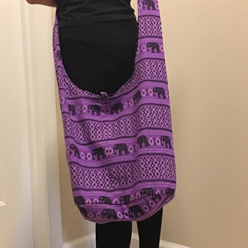 Good quality Hippie Boho Asian Thai Style Hand Made cotton Fabric Woven Sling Shoulder Tote cross body bag From Chiangmai Thailand Christmas Gift