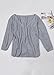 Nulibenna Women's Casual Autumn Thin V Neck Knit Pullover Solid Sweater,Grey,Large