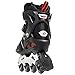 Rollerblade Macroblade 84 Alu 2016 All Around Workout Skate, Black/Red, US Size 13