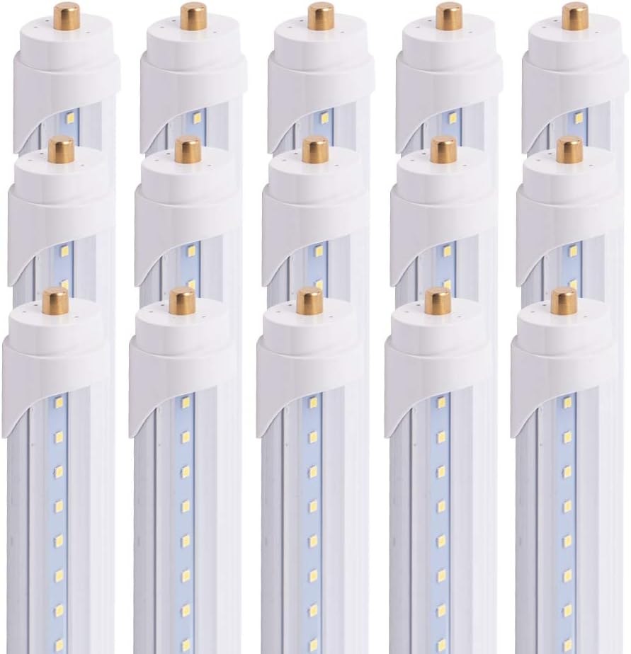 T8/T10/T12 bombillas LED de tubo de luz, blanco de luz diurna 6000 K