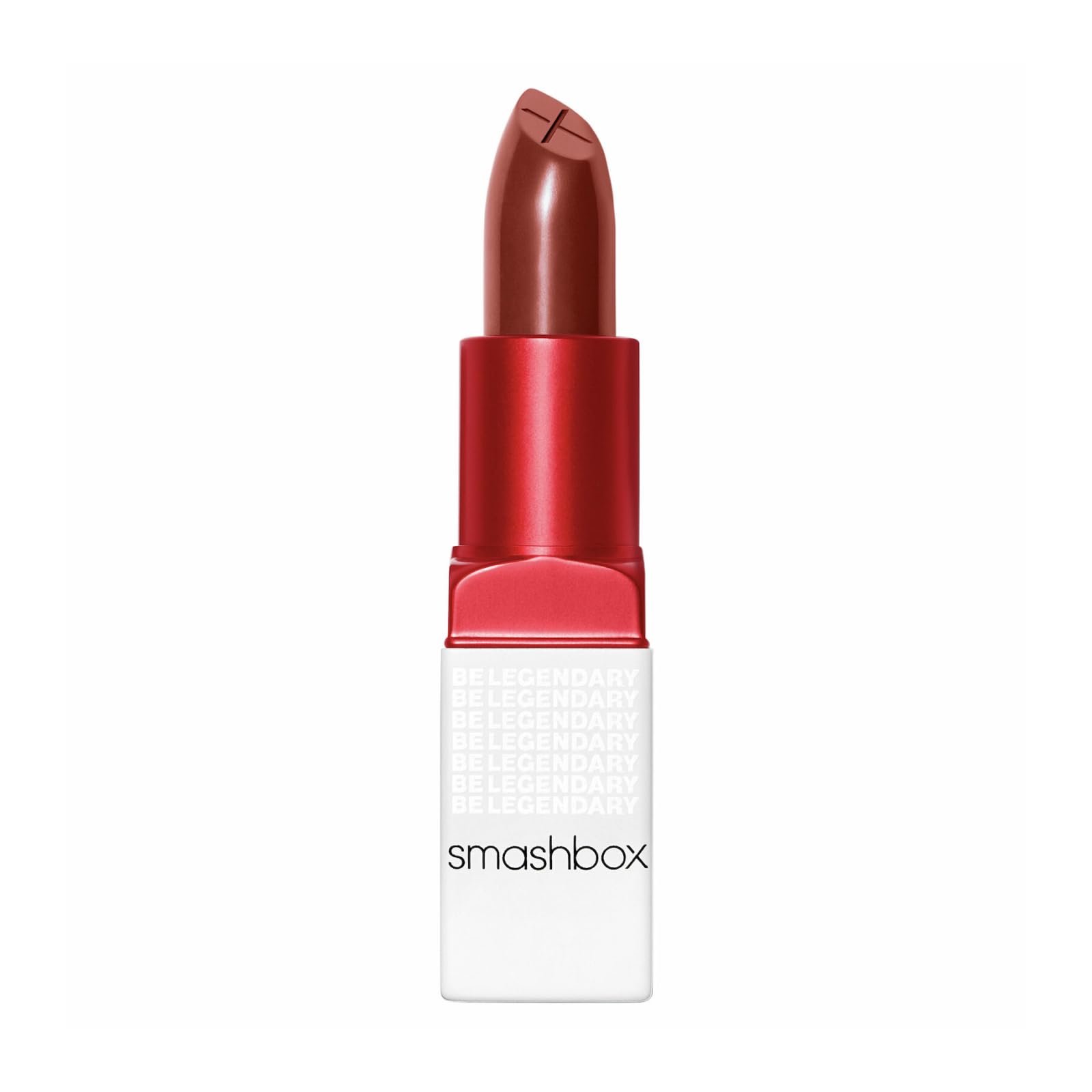 Smashbox Be Legendary Prime & Plush Lipstick | Creamy, High-Pigment, Peptide + Moisture Infused lipstick with built in primer for smooth color, 0.14 Ounce, Disorderly