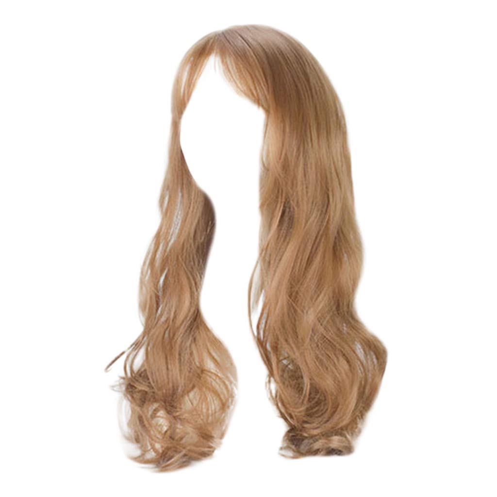 Velneet Women Beauty Long Loose Wavy Curly Fluffy Hair Pear Head
