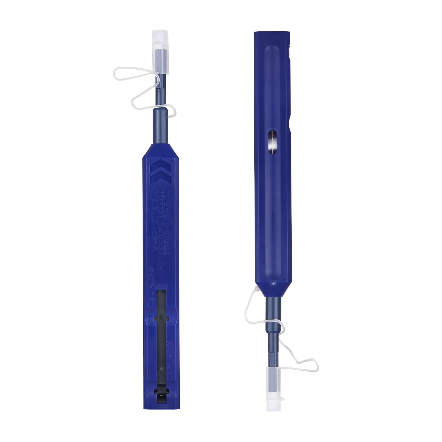 MSDADA 2 Pcs Fiber Optic Cleaner Pen, LC/SC Connectors Cleaning, End Face Fiber Smart Cleaner for 1.25mm MU/LC Connectors (Purple)