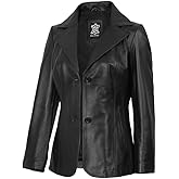 Blingsoul Leather Blazer Jacket Women - Leather Coats for Women