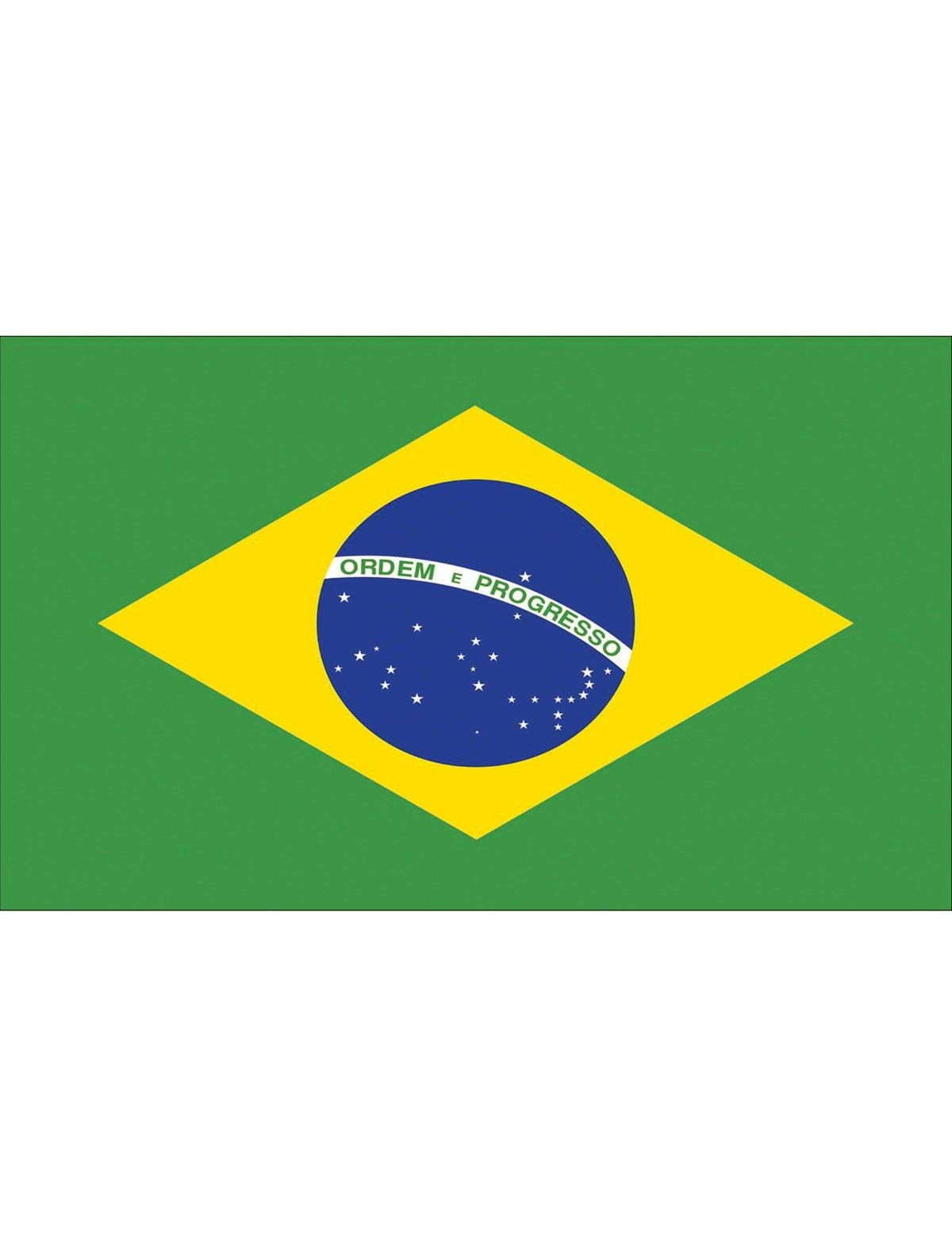 TrendClub100® Flag Brazil BR, 150 x 90 cm / 90 x 150 cm