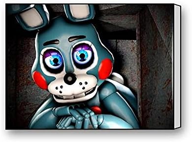 DIY Home Decor Five Nights At Freddy's Toy Bonnie Custom Movie Poster Canvas Print 16X12 Inch