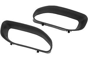 Front Tow Hooks, Tow Hook Bezel Kit 68274701AA Front Bumper Tow Hook Cover Replacement for 1500 DT BODY STYLE