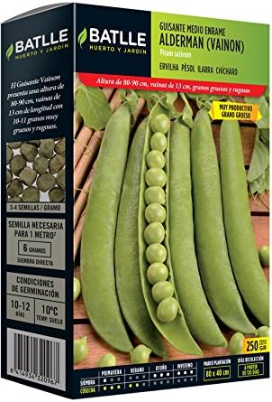 Semillas Leguminosas - Guisante enano Lincoln 250 Gr. - Batlle ...