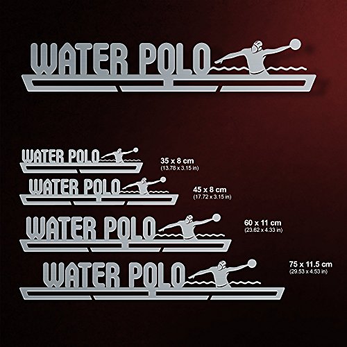 image for VICTORY HANGERS Water Polo Medal Hanger Display - Wall Mounted Award M