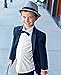 RuggedButts Infant/Toddler Boys Fedora - Gray/Navy - 12-24m (M)