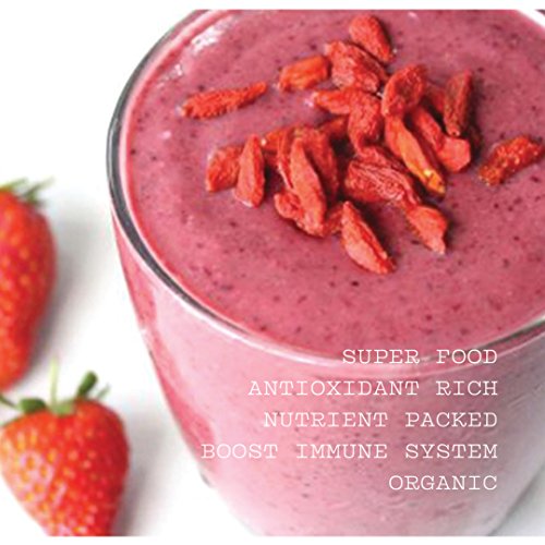 SB ORGANICS Premium Juicy Large Organic Goji Berries - Nutrient Packed Wolfberries - Top Grade Lycium Barbarum - 2 Lbs