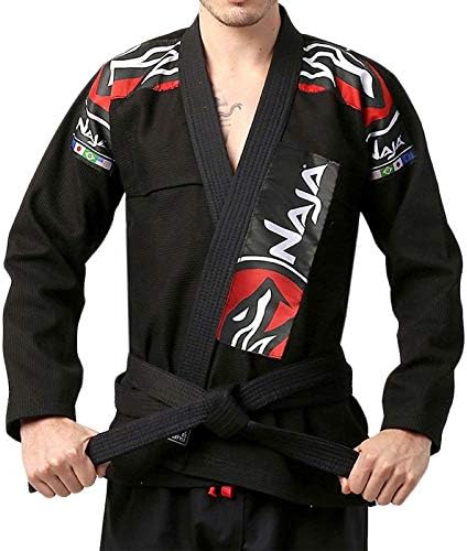 Naja Pro Grade BJJ Karate Taekwondo Martial Arts Sports Gi, Unisex, Preshrunk Grappling Uniforms