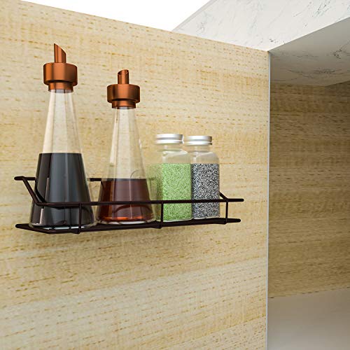 image for SMARTAKE 2-Pack Shower Caddy, Adhesive Bathroom Shelf Wall Mounted, No