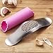 BonBon® Rocker Garlic Crusher Press Mincer, Stainless Steel + garlic peeler