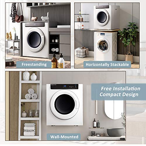 Sentern Electric Portable Clothes Dryer, Front Load Compact Tumble
