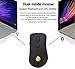 2.4GHz Wireless Bluetooth Mouse,Dual Mode Rechargeable Wireless Mouse Work on Two Devices for PC, Laptop, Mac, Android, Windows , 3 Adjustable DPI, 6 Buttons