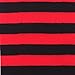 HDE Women's Plus Size Striped Stockings Thigh High Over the Knee OTK Sheer Nylons (Red Black Stripes)