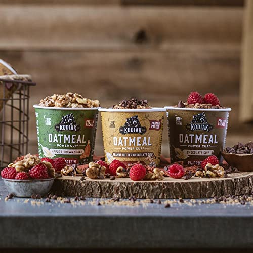 Kodiak Cakes Instant Oatmeal Cups 100 Whole Grains, Peanut Butter