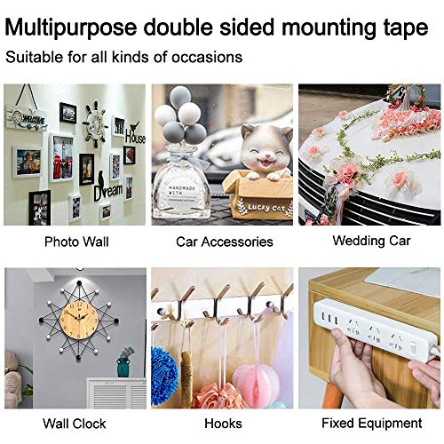 image for NDakter Nano Double Sided Tape, Removable Clear Gel Grip Tape, Reusabl