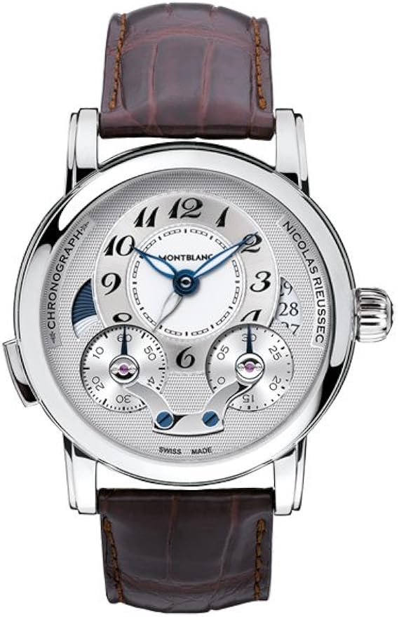 Montblanc 106487 - Reloj para Hombres, Correa de Cuero Color ...