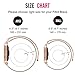 Oitom Metal Bands Strap Compatible Fitbit Blaze,Large (6.3-9.1 in), Frame Housing+Milanese Loop Stainless Steel Accessory Band Bracelet for Fitbit Blaze Smart Fitness Watch (Rose Gold Frame+Loop)