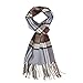 Lucky Leaf Women Men Winter Luxury Cozy Wool Warm Tartan Checked Plaid Wrap Scarf