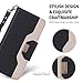 ProCase Wallet Case for LG V40, Flip Kickstand Case with Card Holders Mirror Wristlet, Folding Stand Protective Cover for LG V40 ThinQ 2018 Release -Black