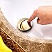 Hiendure® Brass Bathroom Vessel Sink Pop Up Drain Stopper without Overflow, Gold