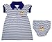 LSU Tigers NCAA Newborn Baby Two Piece Pinstripe Dress (6-9)