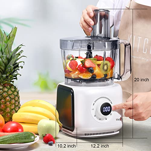 MAGICCOS 14Cup 1000W Digital FoodProcessors FP416A XL Size Big Bowl