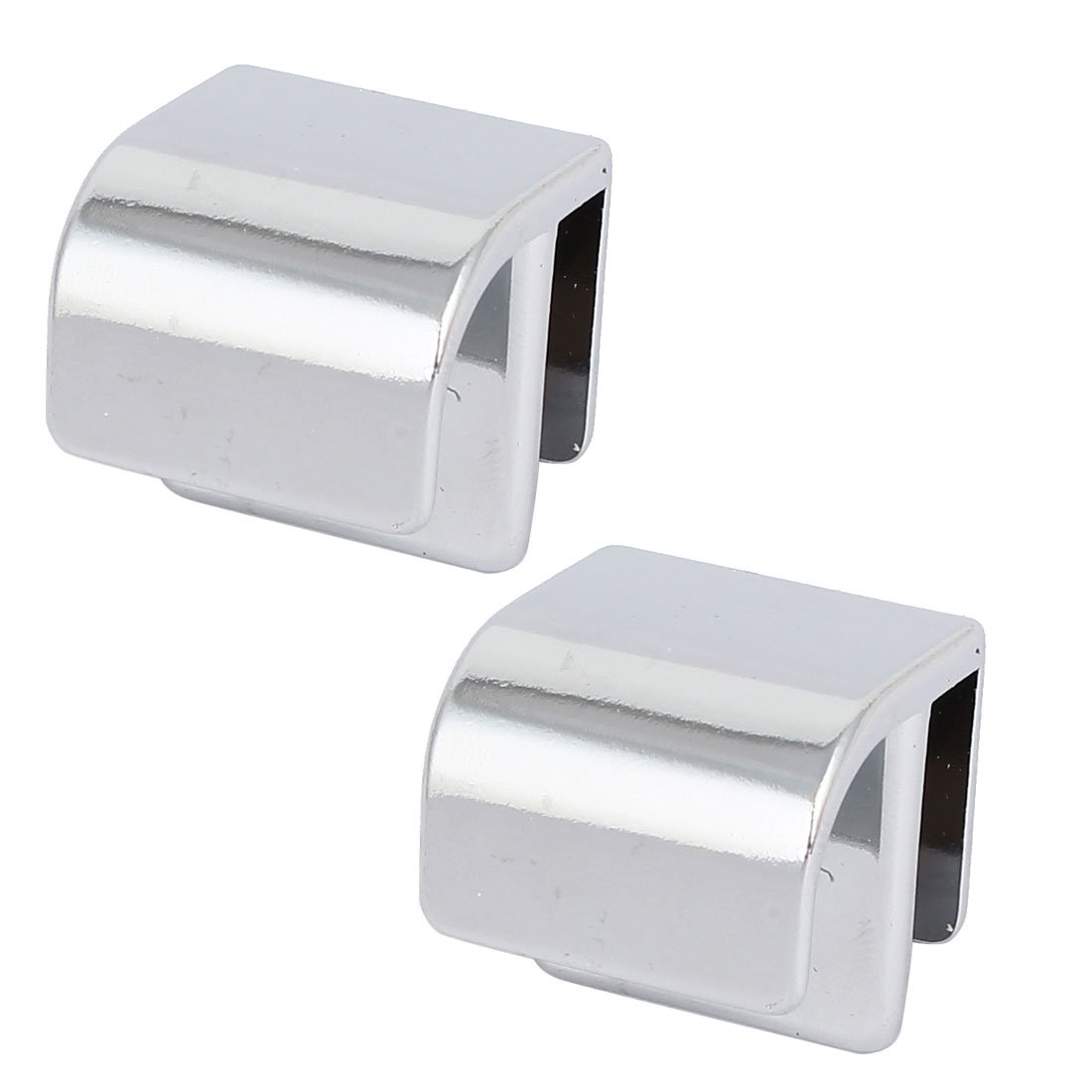 Sourcingmap Furniture Cabinet Glass Door 3mm-5mm Thickness Metal Knobs Handle 2pcs