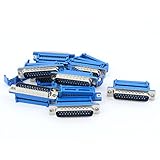 uxcell 10Pcs Parallel Port D-SUB DB25 25-Pin Male IDC Flat Cable Connector