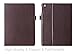 FYY Leather Case with Apple Pencil Holder for iPad Air 1/2, iPad 9.7 2017/2018 - Folio Stand Protective Case Smart Cover with Hand Strap Card Slots for Apple iPad Air 1/2 /iPad 9.7 2017/2018 Brown