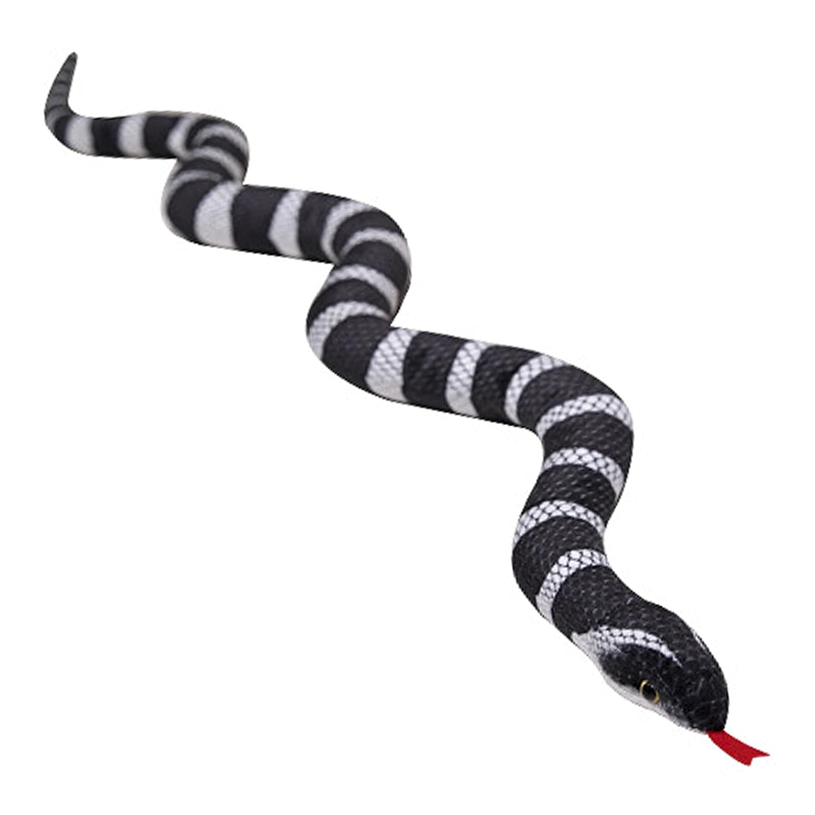 TINAYAUE 150cm Furry Snake Toy Animal Stuffed Doll Children's Soft Snake Toys Kids Cuddly Toy for Boys Girls Adults Sofa Bed Companion Realistic Tricky Toys Cool Halloween Costume Accessories