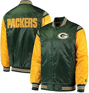Amazon Co Jp Nfl スタジャン パッカーズ スターター Starter Starter メンズ 長袖 ジャケット アウター S 並行輸入品 スポーツ アウトドア