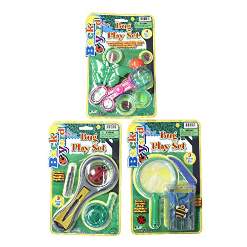 Backyard Fun Bug Insect Critter Catch Tools and Play Set (Assorted Colors)