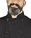 Black Lightweight Long Sleeve Chef Coat