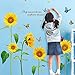 docooler Sunshine Sunflower Butterfly Dancing in Summer Beautiful Removable Wall Stickers DIY Kid's Child Room Decor Decal LM858 (90 60cm )