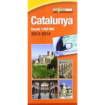Mapa De Catalunya. Escala 1:250.000 (Mapas de carreteras. Comunidades autónomas y regio)