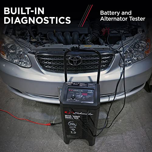 Schumacher SC1309 Battery Charger with Engine Starter, Boost, and