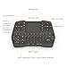 U2C Mini Wireless Keyboard 2.4GHz with Touchpad Portable Handheld Touchpad Keyboard for Andriod Windows iOS Mac OS Linux